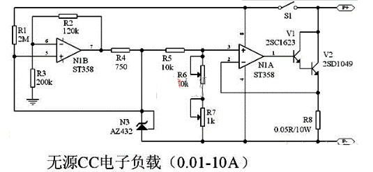 5种恒流电子负载电路图分享