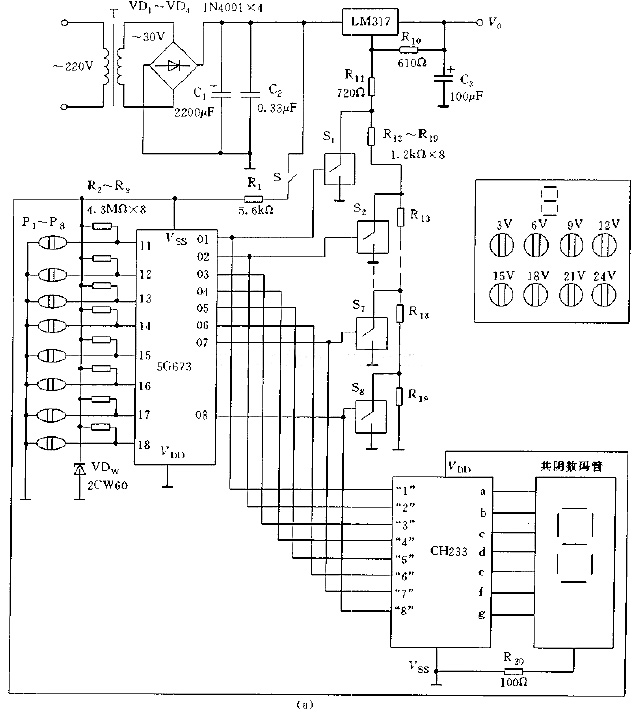 数控直流稳压电源如何工作？数控直流电源电路图